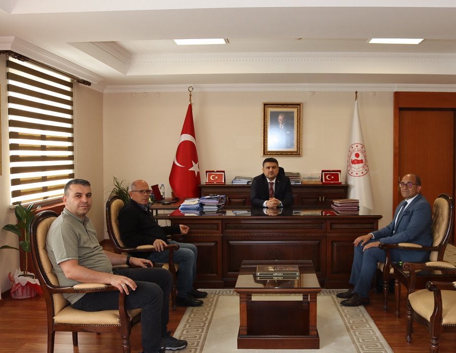 ANKARA ORMAN İŞLETME MÜDÜR YARDIMCISINDAN  KAYMAKAM MEHMET TUNÇ’A ZİYARET 